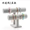 Franela Monocapa Tricapa Pulsera Marco Joyería Soporte de Exhibición de Joyería Almacenamiento de Cabeza de Pulsera de Reloj Diadema Accesorios de Exhibición de Joyería