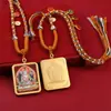 Tíbet Thangka Semi-Pintado a Mano Dorado Rugoso Pintado Ocho Santos Patronos Zodiaco Thangka Colgante Semi Samantabhadra Manjushri Buda Nacimiento