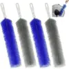 Cepillo Limpiador de Aire Acondicionado Lavable de Longitud Extendida, Cepillo Limpiador de Polvo de Ventilador, Barredor de Polvo de Plástico Multifuncional Flexible para Hogar