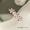 Presilha de cabelo requintada com strass para mulheres, presilha lateral para franja, presilha bico de pato, grampo de cabelo liso, acessório de cabelo