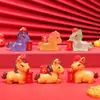 Micro Paisaje Creativo Año Nuevo Atrae Dinero Lindas Figuras Decoraciones DIY con Colgantes Adornos de Escritorio para Coche