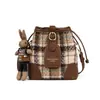 Bolsos para Mujer 2026 Nuevo Estilo Bolso Cruzado de Gama Alta Otoño e Invierno Bolso de Hombro para Viaje Regalo de Cumpleaños Bolso Cubo Equipaje