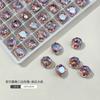 Cristal K9 de Alta Calidad Corte Milenio Pedrería para Uñas Studs Súper Brillantes Pedrería con Punta Accesorios de Arte para Uñas Coloridos Rosados Venta al por Mayor