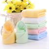 Toalla para Niños Fibra de Bambú Toalla Cuadrada Pequeña para Lavar la Cara Algodón Puro Suave Absorbente Sin Pelusa Jardín de Niños Venta al por Mayor Toalla Facial para Bebé