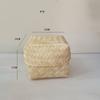 Cajas de Regalo Tejidas de Bambú de Fábrica, Cajas de Bambú, Cestas de Dulces, Cajas de Empaque de Regalo para Souvenirs, Artesanías Populares, Cajas de Bambú con Tapa, Puramente Hecho a Mano
