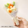 Dia do Professor Produto Finalizado: Flores de Lã Tricotadas Mini, Flores Artificiais, Pequenos Buquês para Meninas, Presentes para Professores, Lembrancinhas