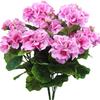 Venta transfronteriza de flores de begonia con simulación de viento de Amazon Temu, flores falsas para bodas, hogar, sala de estar, geranio, flores de seda.
