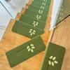 Alfombrilla para Escalones Adhesiva sin Pegamento Alfombra para Escaleras Alfombrilla para Escaleras de Casa Piso de Madera Maciza Antideslizante Silenciosa Alfombrilla para Pies Luminosa