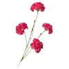 Serie Rojo Rosado Flores Artificiales para Decoración de Bodas, Accesorios para Fotografía en Casa, Lilas y Claveles Artificiales