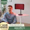 Lâmpada de luz vermelha de mesa transfronteiriça, painel portátil de luz vermelha para beleza, lâmpada de cuidados com a pele de uso duplo ajustável com suporte, lâmpada de terapia de luz vermelha