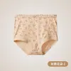Calzones de Algodón Puro de Cintura Alta para Mujeres de Mediana Edad y Mayores, Tiro Profundo, Corte Holgado, Tallas Grandes, Talla Grande para Mamá, Shorts para Personas Mayores para Todas las Estaciones