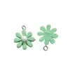 Al por mayor Lindos Accesorios de Joyería Artificial de Resina Colgante de Flor Pequeña Colorida Collar DIY A800897