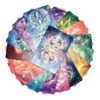 18 Tarjetas de Oráculo de Fantasía Coloridas con Energía Positiva Citas Inspiradoras en Inglés, Decoración de Escritorio, Tarjetas de Felicitación para Regalar