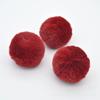 Bola de pelo artificial de 45MM bola de pelo costurada à mão acessórios populares de joalheria acessórios DIY material para brincos