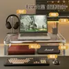 Soporte para monitor de computadora, soporte de enfriamiento para laptop, base para pantalla de escritorio, organizador de escritorio