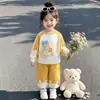 Conjunto de Sudadera para Niñas para Primavera y Otoño 2026 Ropa Casual de Moda Nueva para Niños, Conjunto de Dos Piezas para Bebé de Primavera