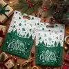 Bolsas de Plástico Autocierre para Regalos de Papá Noel Bolsas Tote Mixtas Cuatro en Uno 50 Bolsas de Embalaje Navideño Bolsas de Dulces