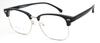 Nueva Moda para Hombre Negocios Montura Cuadrada Ceja Estante Montura de Gafas Tendencia de Moda Mismo Estilo Xiaohongshu Aleación Montura Completa