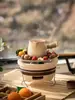 Juego para preparar té con estufa de carbón para uso doméstico, juego para tostar té en interiores, tetera para preparar té, estufa de barbacoa para exteriores, equipo completo para preparar té