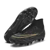Dropshipping transfronterizo de zapatillas de fútbol para hombre y mujer, de caña alta, con tacos y púas largas, para niños, estudiantes y adultos, para competición y entrenamiento en césped artificial