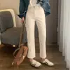 ¡Liquidación de lote mixto, artículos únicos vendidos a precios bajos! Jeans de pierna ancha de tiro alto rectos de diseño adelgazante vintage para mujer, estilo casual