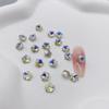Flor de Ciruelo de Cristal Fondo Puntiagudo Joyería de Pedrería al por Mayor Mini 6 mm Pedrería de Vidrio Super Brillante Uñas de Celebridad de Internet Accesorios de Pedrería para la Punta del Dedo