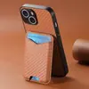 Adequado para Capa de Celular Apple 18Promax, Inserção de Cartão Tudo Incluído 16Pro Suporte Dobrável Capa Protetora Iphone17E