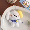 Muñeco de Peluche Pacha Perro Dibujos Animados Colgante Cerdo Lindo Llavero de Bolso Colgante de Muñeca Pequeño Regalo Venta al por Mayor