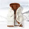 Chaleco de alta calidad unisex de grafeno, chaqueta de algodón para hombres y mujeres, chaleco de imitación de dos piezas con 25 cruces para comercio transfronterizo