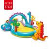 INTEX57135 nueva piscina con tobogán, piscina de baño doméstica, piscina de juegos, fuente, piscina de bolas familiar