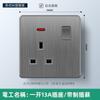 Toma de corriente británica de 13 A, versión Hong Kong y Macao, con carga rápida USB tipo C, panel de tres orificios, estándar británico, 86 pies cuadrados