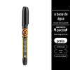 Nova multicolor deep hole long head marker pen tile deep hole marker pen impermeável quick-drying oil pen woodworking pen atacado