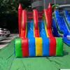 Castillo Hinchable con Tobogán para Niños, Trampolín Hinchable Multicolor con Múltiples Toboganes, Equipo de Diversión para Exteriores