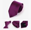 Corbata formal de negocios para hombre, de 8 cm, con rayas oscuras y color liso, venta al por mayor de fábrica, para comercio exterior