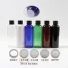 Frasco Spray Redondo Transparente de 100ml para Óleo Essencial, Água de Rosas Pura, Frasco com Tampa de Alumínio, Frasco com Bomba para Loção, Shampoo, Higienizador de Mãos