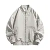 Jaqueta Nova Cruzada Primavera e Outono Masculina Gola Baseball Casual Negócios Roupas Masculinas Gola Alta Peça de Exterior Estilo Primavera e Outono Top