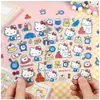 Pegatinas Sanrio Hello Kitty Dibujos Animados Pegatinas 3D con Pedrería para Niñas Linda Kuromi Libro de Pegatinas de Burbujas