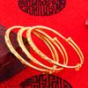Pulsera de Oro Aluvial, Gypsophila, Joyería de Alta Gama para Mujer, Pulsera de Oro de Imitación, Pulsera de Cobre de Larga Duración, Accesorios de Simulación