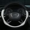 Nuevo Cubrevolante Adecuado para Todas las Estaciones, Productos para el Interior del Automóvil, Antideslizante, Transpirable, Ultrafino Transfronterizo Amazon Cubremanija de PU