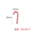 Luvas de Papai Noel Bengala Acessórios Floco de Neve DIY Novos Acessórios de Resina de Natal
