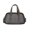 Bolso Boston Retro de Moda para Mujer, Estilo Coreano, Sencillo y Texturizado, Versátil para el Trabajo, Bolso de Hombro y Axila a la Moda