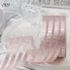 Confesión bajo el Árbol de Cerezo Rosa Lolita Accesorio para el Cabello Lazo Puntos Cinta de Tul Poliéster Cinta para el Borde del Oído