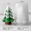 Jiahui Mei Molde de Vela para Árbol de Navidad DIY Navidad Hecho a Mano Decoración de Aromaterapia Recuerdo Molde de Silicona Transfronterizo