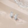 S925 prata esterlina três linha pata orelha stud mulheres moda all-match internet celebridade avançado sentido diamante brincos brincos de fábrica cabelo