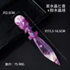 Adaga mágica de pedra bruta de cristal natural transfronteiriça, esfera de cristal branco, esfera de cristal rosa, ornamentos feitos à mão, decoração de casa, peças decorativas