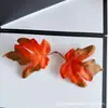 Folhas Simuladas com Cores Ricas, Novas Folhas de Bordo para Fotografia, Adereços de Decoração para Casamentos ao Ar Livre, Artesanato Atacado de Folhas Artificiais