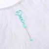 Novo chaveiro em formato de coração, acessório criativo DIY feito à mão para bolsa e bagagem com contas, em estoque para atacado