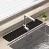 Cojín de Diatomeas Transfronterizo Mat de Grifo de Cuero PU Desechable Mat de Secado para Cocina Mat Drenante para Lavabo de Baño Posavasos