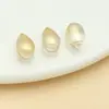 Horquilla Estilo Antiguo Colgante Gota de Agua Cuentas Sueltas de Cerámica Esmaltada de Colores Colgante de Borla Accesorios para Tocados Hanfu Materiales para Manualidades