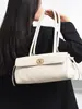 Bolsa Transfronteiriça Estilo Xiaoxiangfeng com Padrão de Losangos e Cristais, Bolsa de Ombro Pequena para Baguete, Bolsa Feminina de Grande Capacidade, Leve, Luxo, Moda, Versátil, para o Dia a Dia, Ombro Único, de Mão, Feminina
